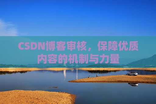 CSDN博客审核，保障优质内容的机制与力量